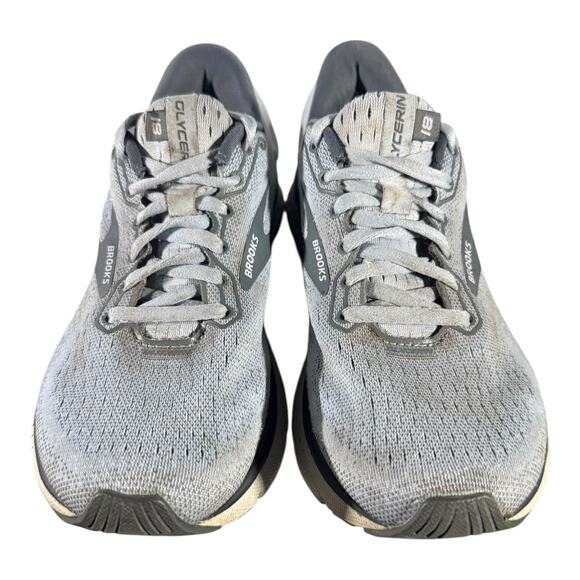 Brooks Glycerin 18 Women’s Size 7.5 B Gray Running Shoes Neutral Sneakers - Picture 3 of 8